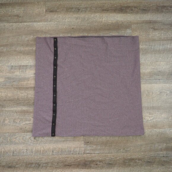 ! Lululemon Vinyasa Scarf Rulu Hyper Stripe Mauvelous Heathered Reversible Scarf - Picture 5 of 8